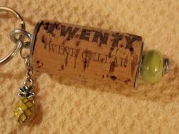 Cute Cork Keychain